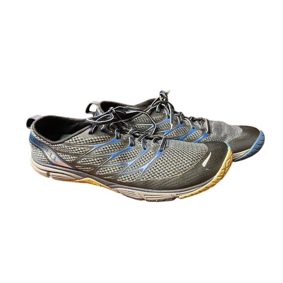Merrell Road Glove 3 Trail Running Sneakers Minimalist Shoes Gray Blue Men's 11 - Picture 3 of 10
